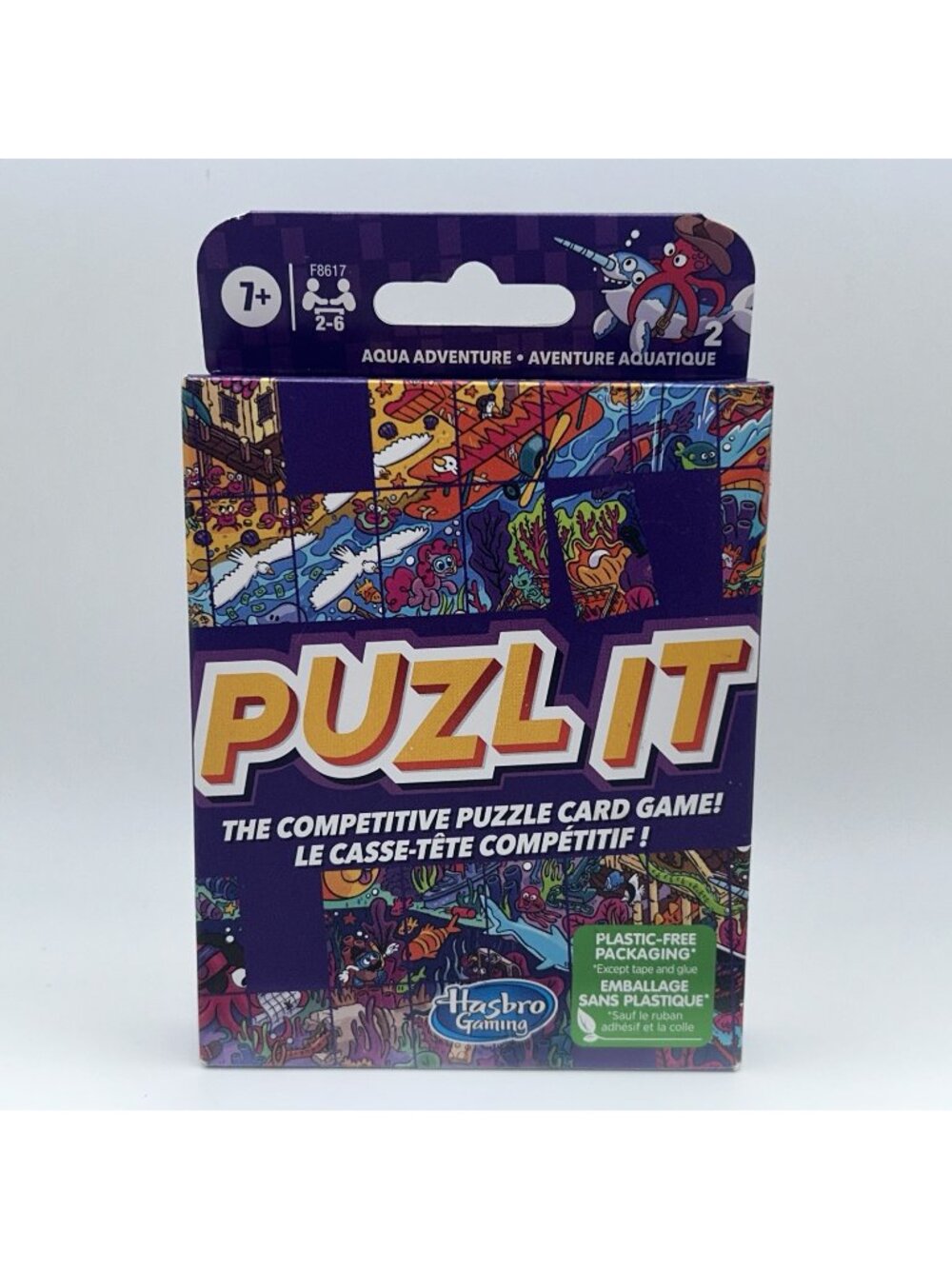 Puzl It The Competitive Puzzle Card Game Hasbro Gaming 2-6 Players Brand New